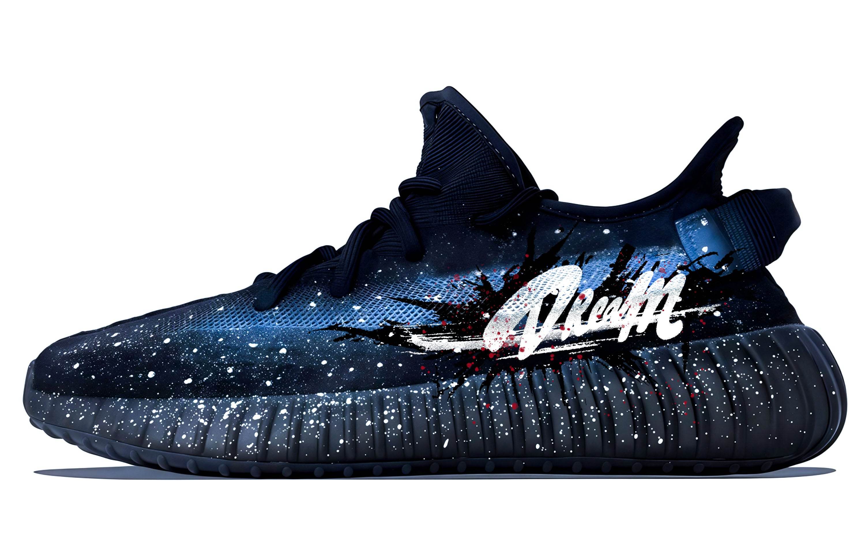 Кроссовки Adidas Originals Yeezy Boost 350 V2 Blue Galaxy - Boxette Shop